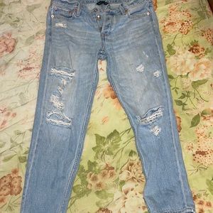 Abercrombie and Fitch boyfriend jeans